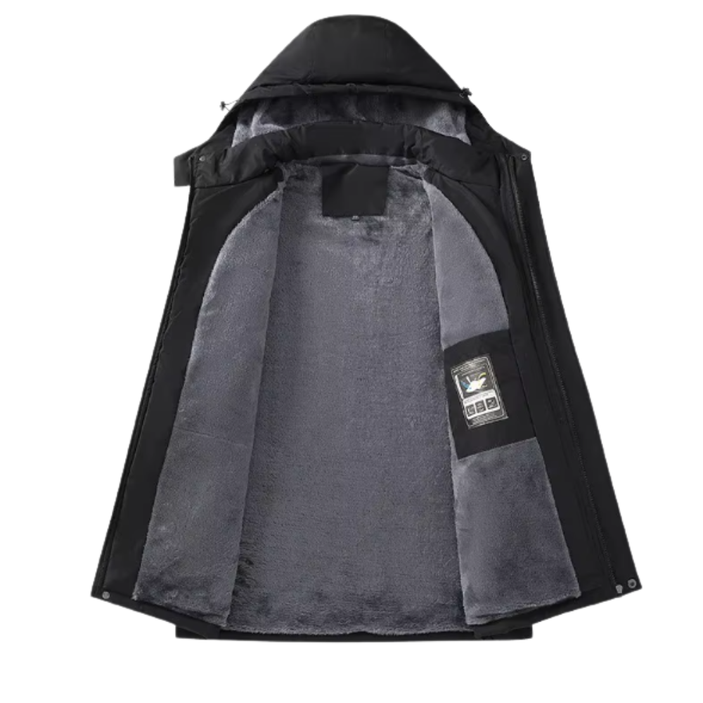 מעיל פליס אלגנטי לחוץ