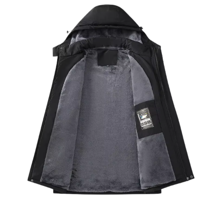 מעיל פליס אלגנטי לחוץ