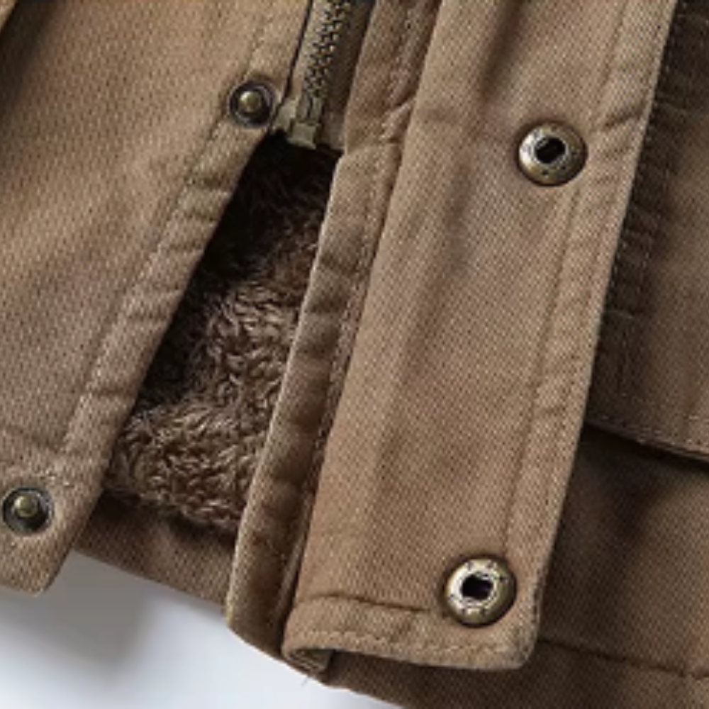 מעיל חורף קז'ואל מכותנה