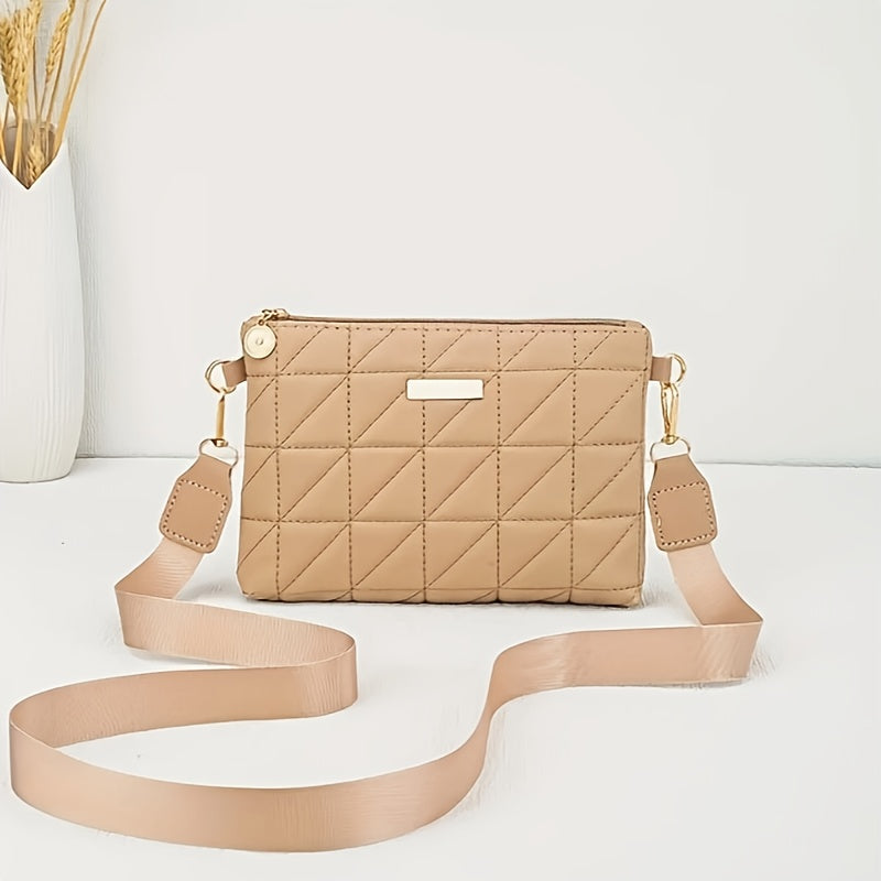 תיק כתף/תיק צד אופנתי עם פסים