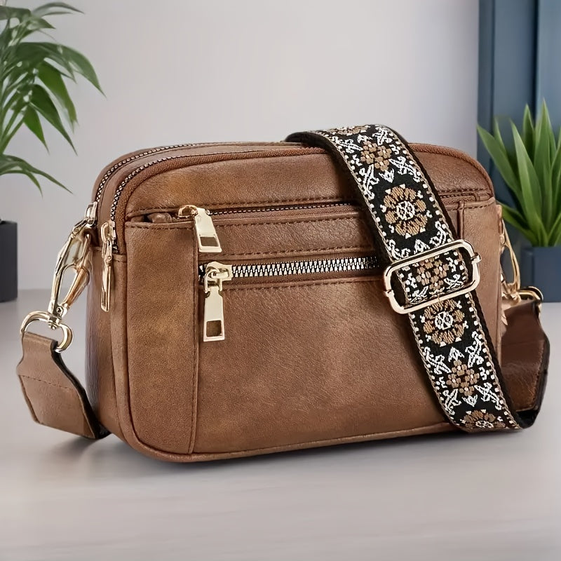 תיק צד מרובע אופנתי לנשים