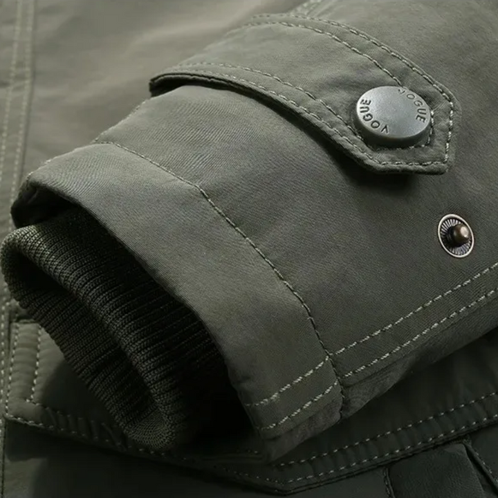 מעיל חורף אלגנטי עם ריפוד