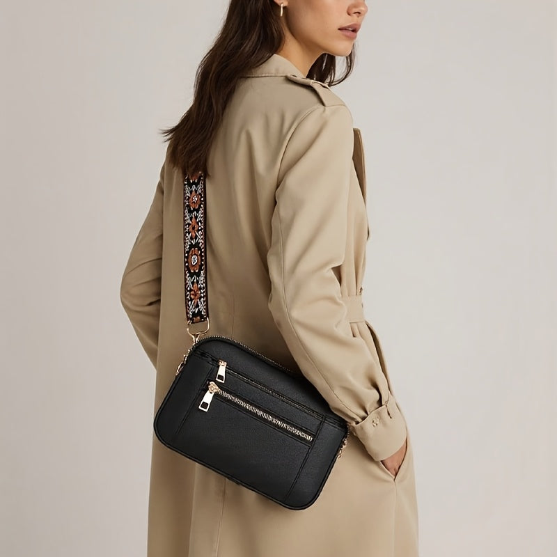 תיק צד מרובע אופנתי לנשים