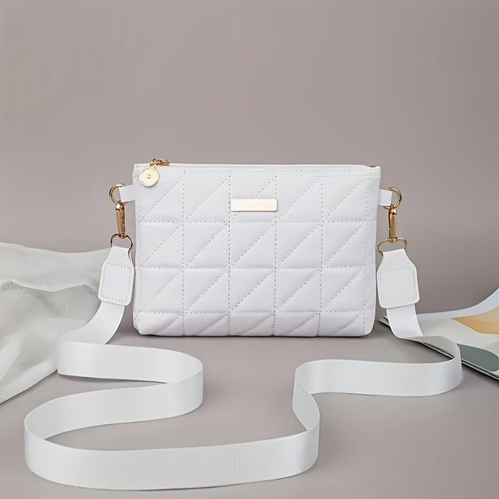 תיק כתף/תיק צד אופנתי עם פסים