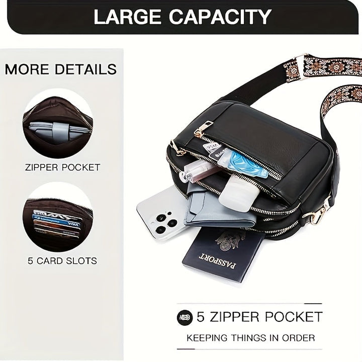 תיק צד מרובע אופנתי לנשים