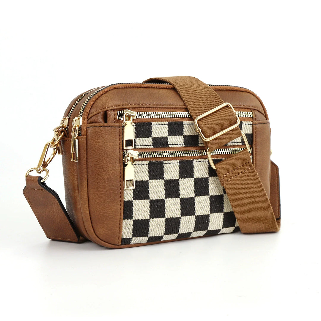 תיק צד מרובע אופנתי לנשים