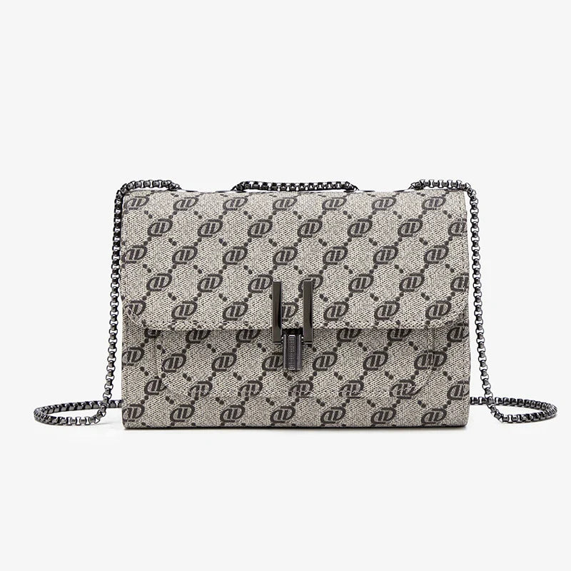 תיק צד מיני טארטן אלגנטי שחור