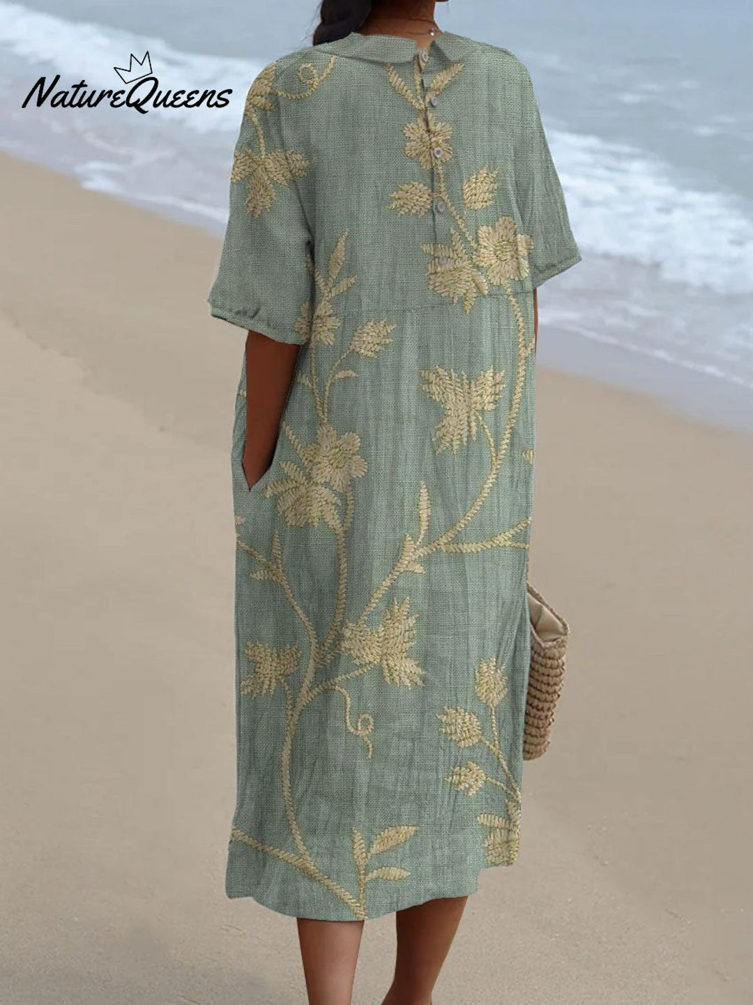 MEREL שמלה וינטג' פרחונית - מהדורה מוגבלת