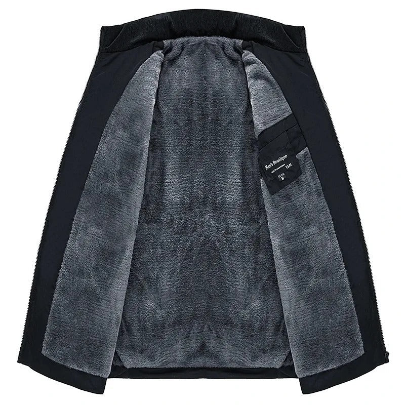 מעיל פוף מרופד אלגנטי