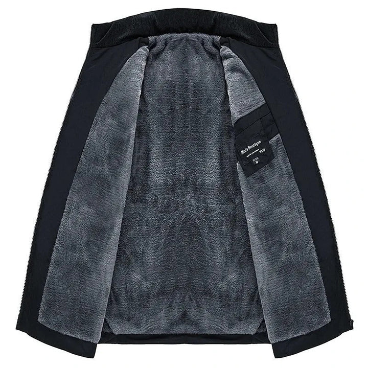 מעיל פוף מרופד אלגנטי