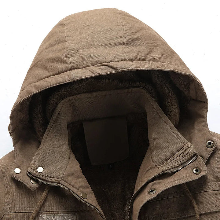 מעיל חורף קז'ואל מכותנה