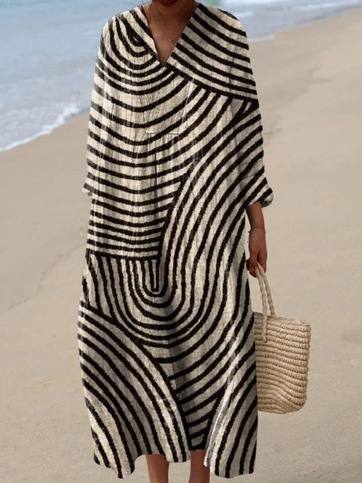 JINTE שמלת גרפיקה - מהדורה מוגבלת