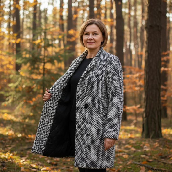 NINAURA | מעיל ארוך אלגנטי