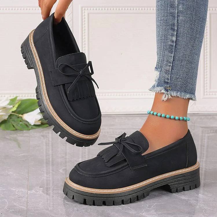 OPHELIE moccasins עם שרוכים