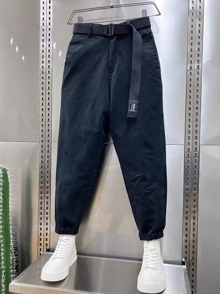 LAURENT™ | מכנסי קפרי עם חגורה