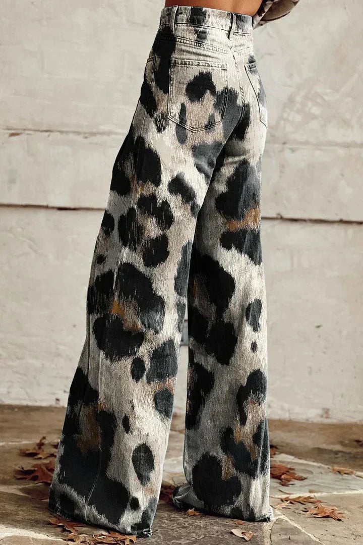 CHEETAH מכנסי בוהו אלגנטיים