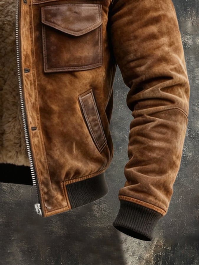 GIANNI™ | ג'קט מעור שרפה