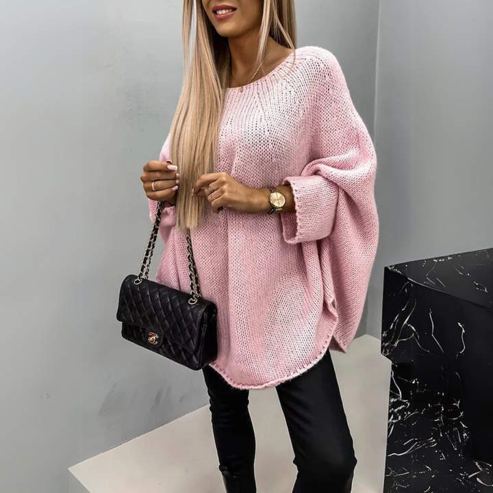 ISABELLE | סוודר אלגנטי לנשים עם צווארון עגול