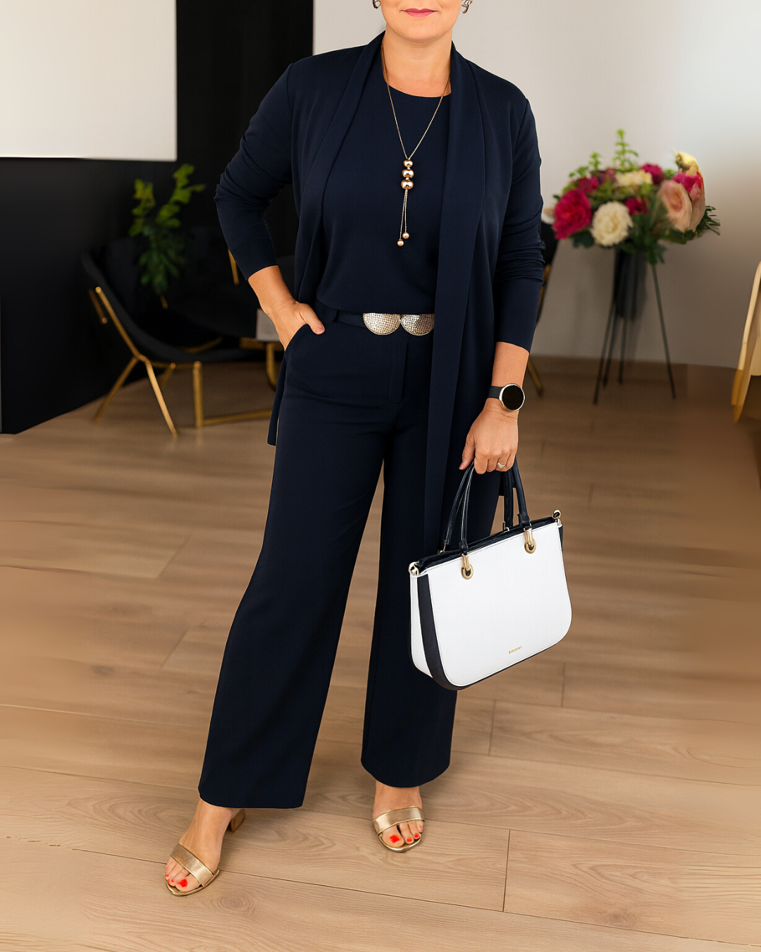 סט של 3 חלקים אלגנטי ורב-תכליתי לנשים