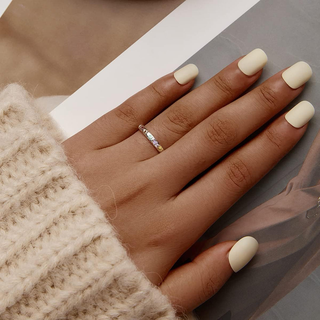 טבעת מכסף סטרלינג בעיצוב דמות כף רגל