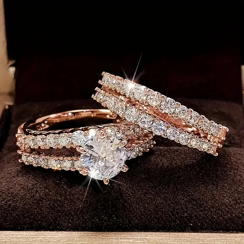 ETERNA | 18K טבעות רדיאנס מזהב