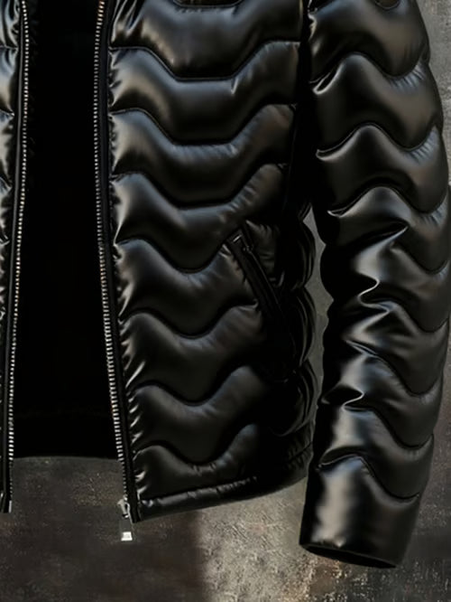 מעיל חורפי חיצוני לגברים בסגנון רטרו