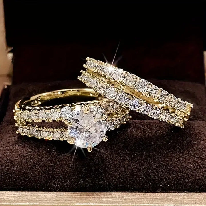 ETERNA | 18K טבעות רדיאנס מזהב