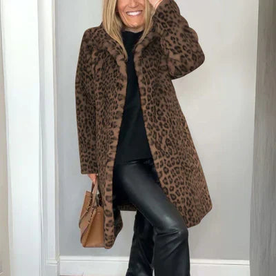 LILA | מעיל מנומר