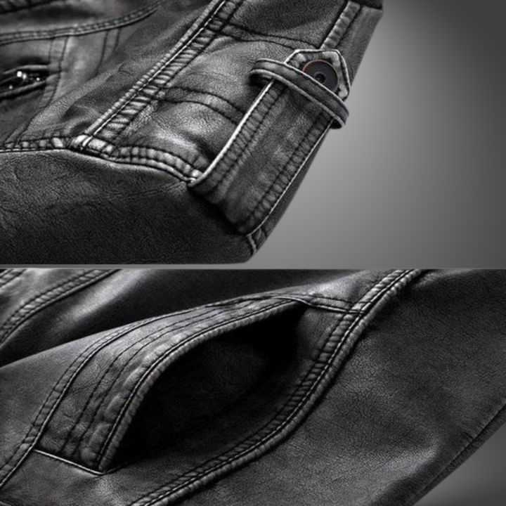 BETA מעיל עור