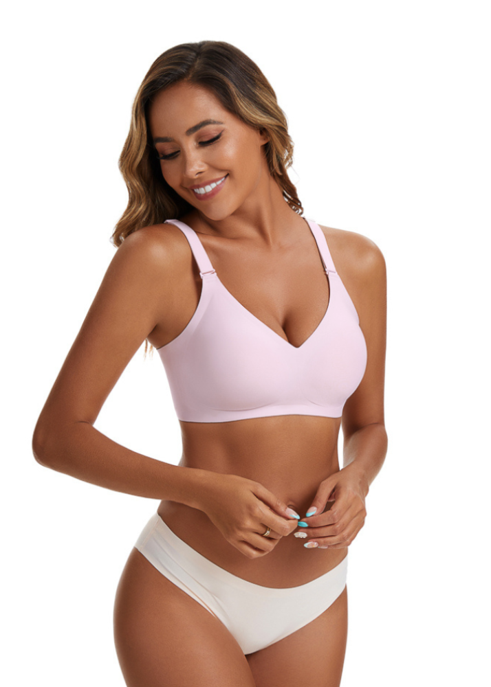 FLEXI COMFORT חזייתללא תפרים - ורוד רך