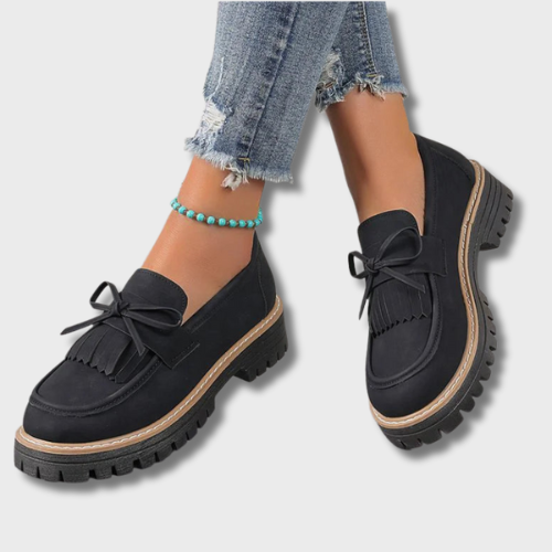 OPHELIE moccasins עם שרוכים