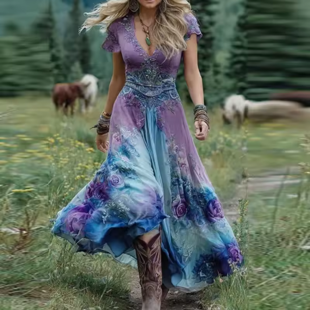 PAULA שמלות פרחוניות זורמות ומותאמות אישית