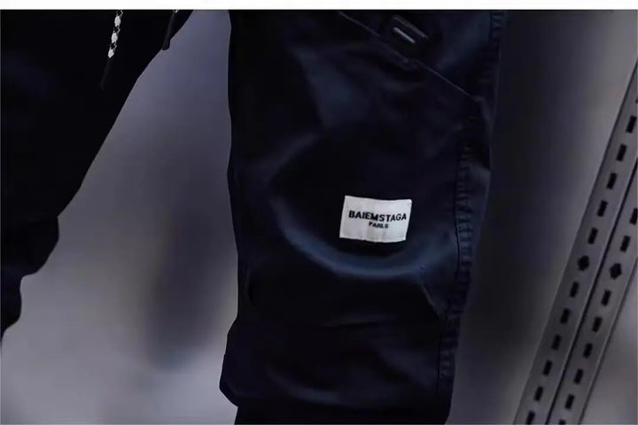 LAURENT™ | מכנסיים ספורטיביים עם פרטים אלגנטיים