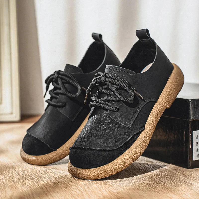 SANTIAGO נעלי אורטופדיות מעור פרה⏐מהדורת פרימיום