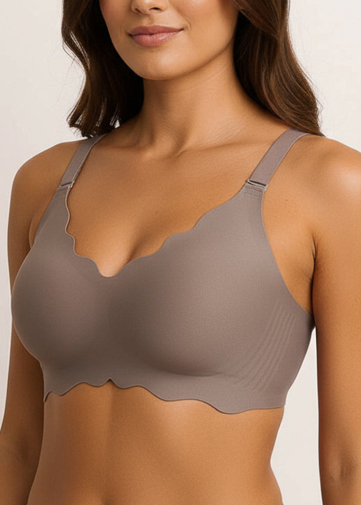 SOFTWAVE פול קאברג בגד ים ללא ברזלים - קפה רך