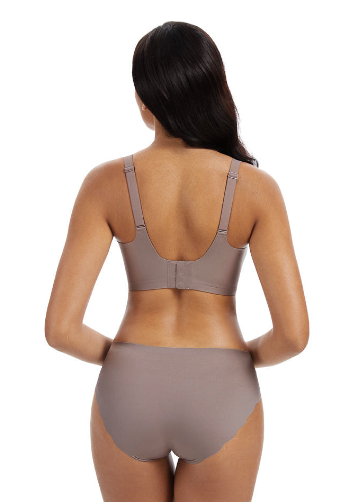 V-Mesh Comfort חזיית ללא חוטים - שוקולד רך