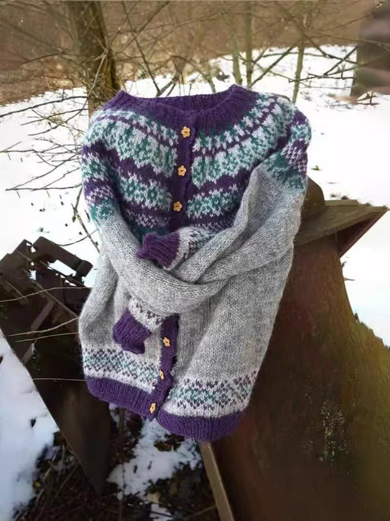 NAOMIE | סוודר וינטג' איסלנדי