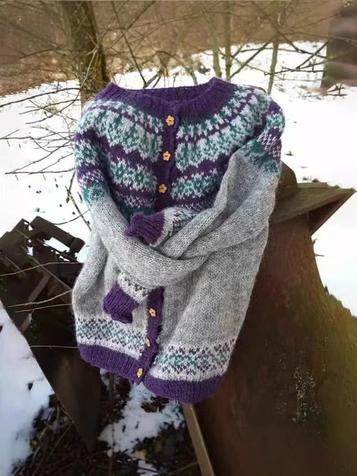 NAOMIE | סוודר וינטג' איסלנדי