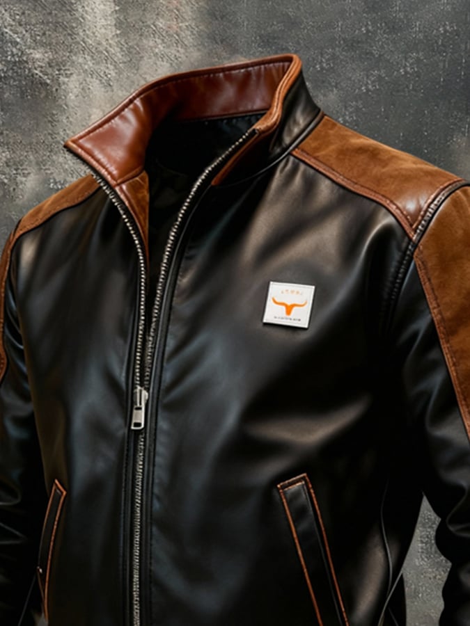 BJORN ז'קט פאטצ'וורק וינטג