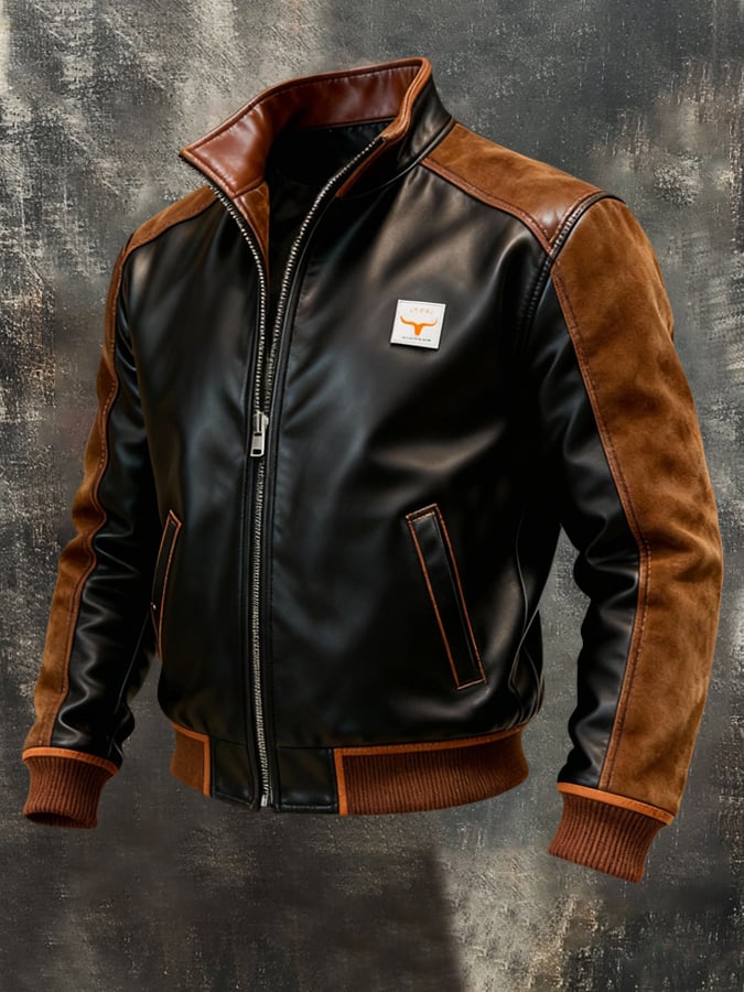 BJORN ז'קט פאטצ'וורק וינטג