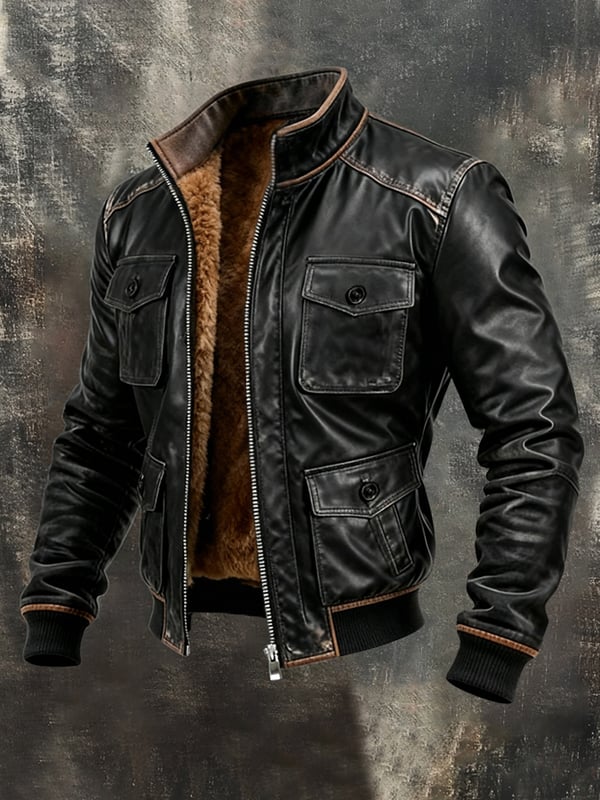 CROWLEY ג'קט חוץ בסגנון רטרו