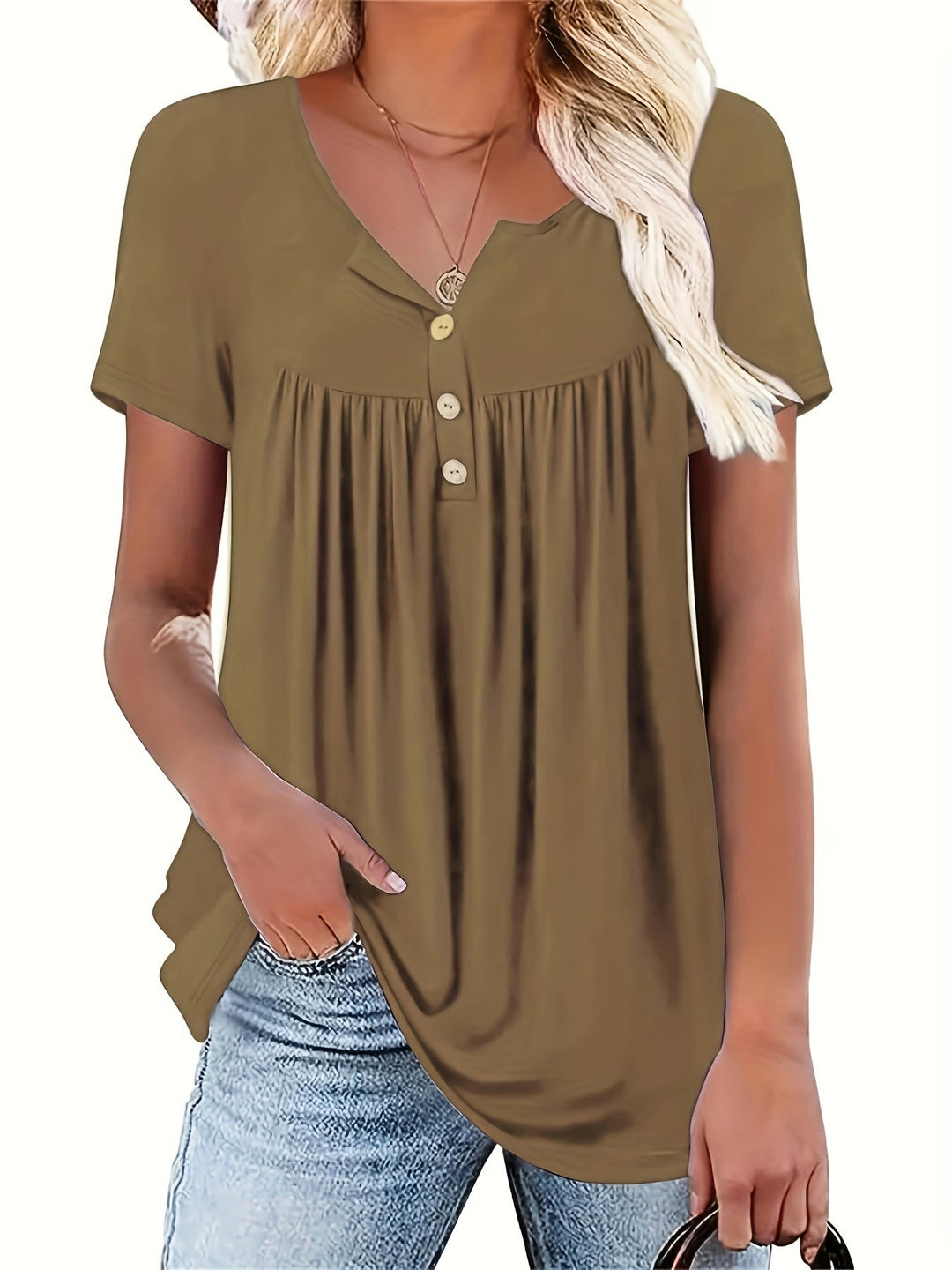 KIELO חולצת לין רכה וקלילה לימים קיץ