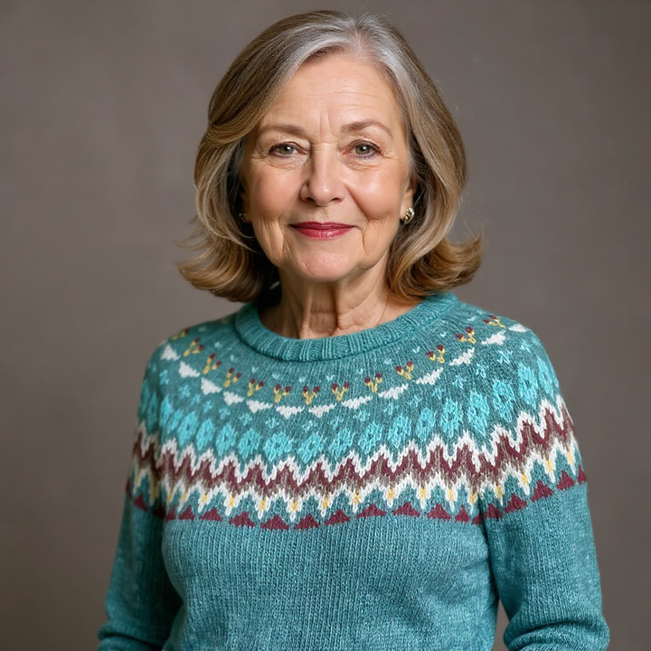 GLORIA | סוודר איילנדי וינטג