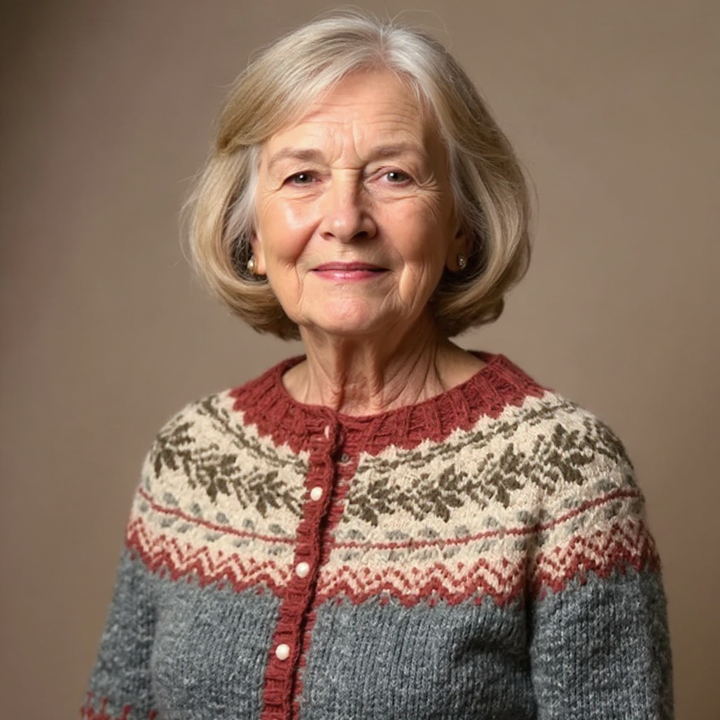 JESSICA | סוודר וינטג' עם רוכסן