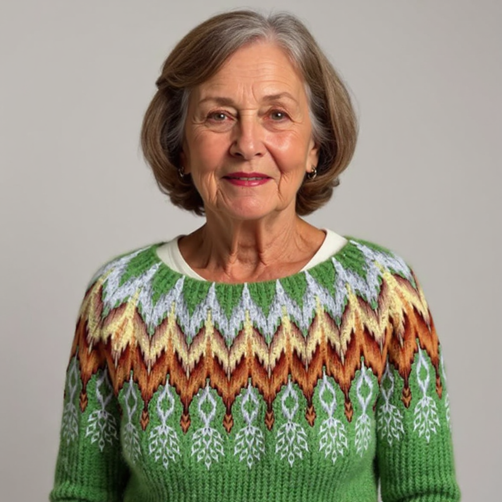 EMILY| סוודר איילנדי וינטג