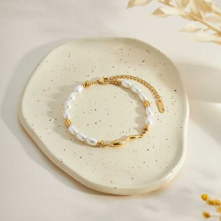 צמידים מחרוזי מים מתוקים לוב